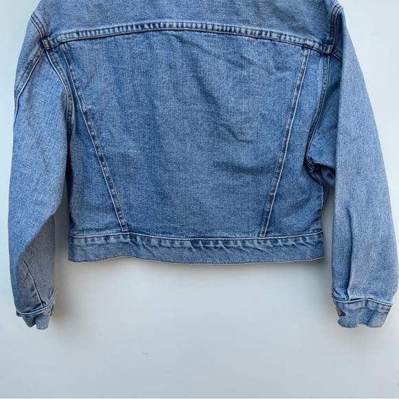 Guess Jeans Vintage Denim Jacket Size S Button Front - Picture 10 of 12